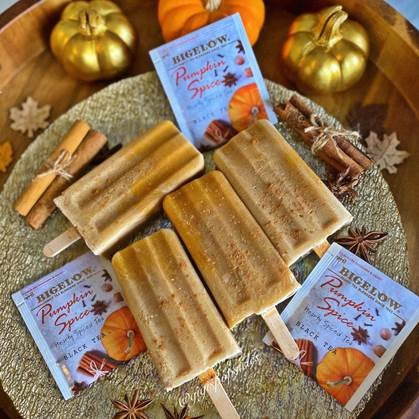 Pumpkin Spice Popsicles