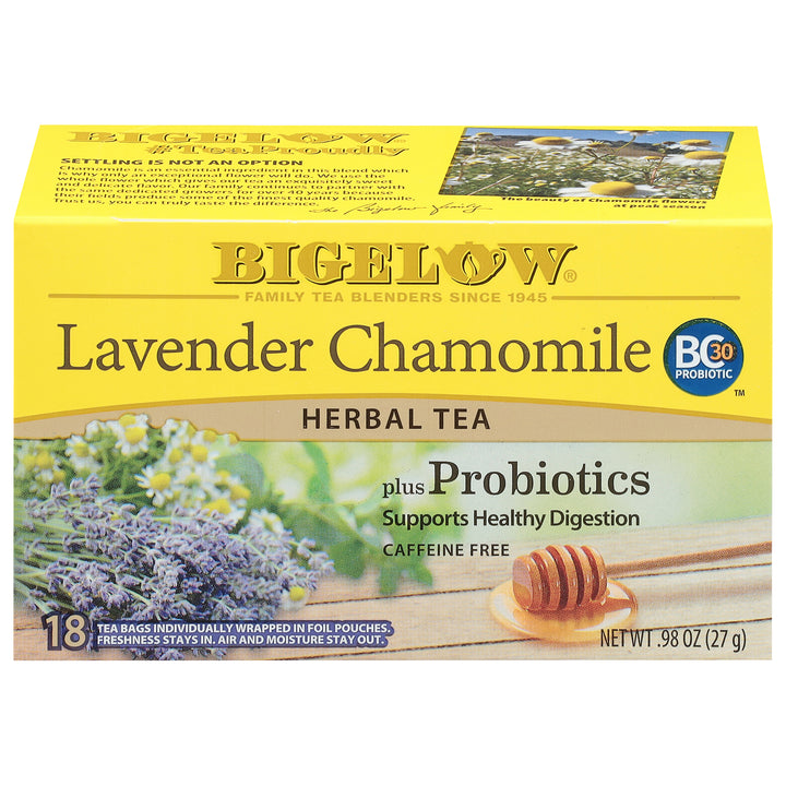 Lavender Chamomile Plus Probiotics Herbal Tea