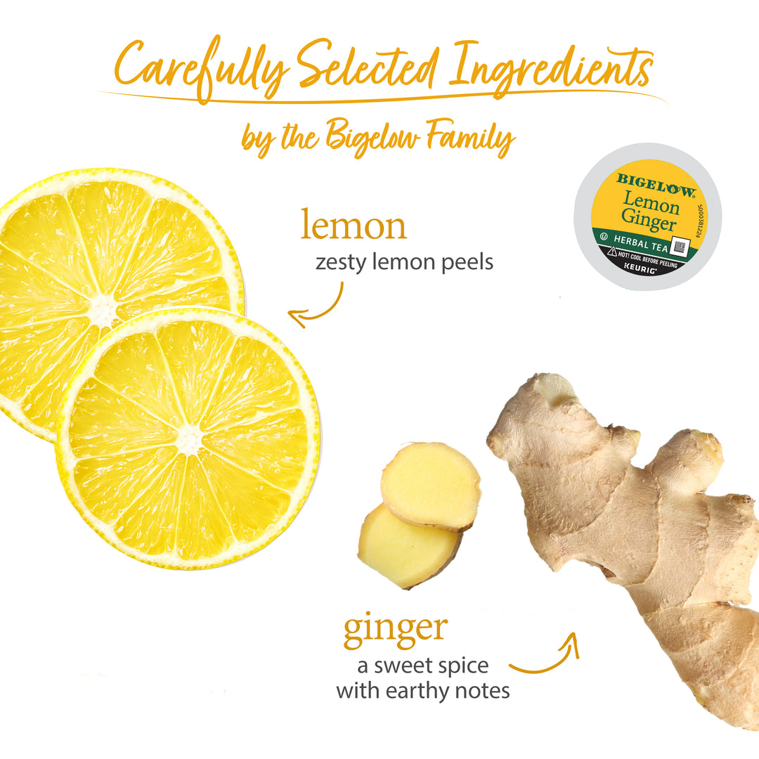 Ingredient displayed for Lemon Ginger Herbal Tea K-Cups
