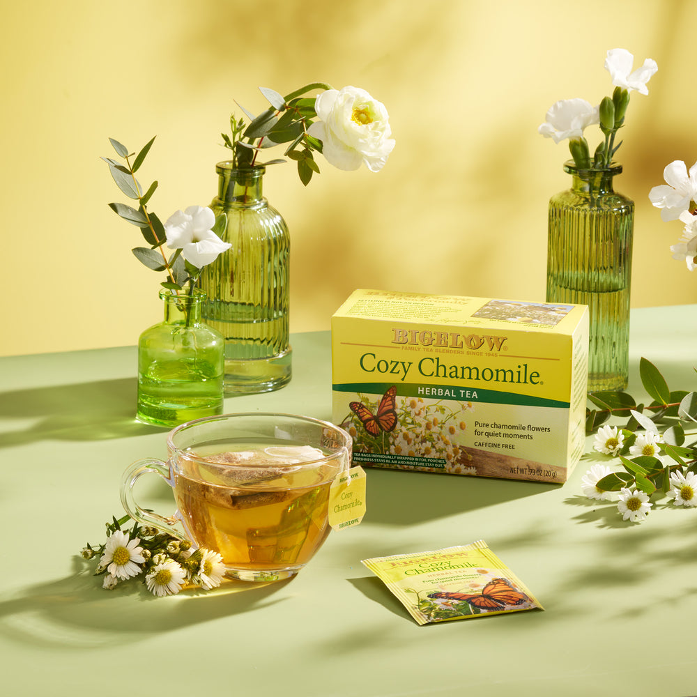 Cup of Cozy Chamomile Herbal Tea