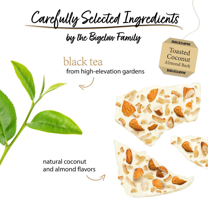 Ingredients of Coconut Almond Bark Tea