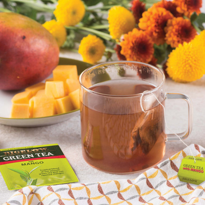 Mug of Bigelow Green Tea with Mango