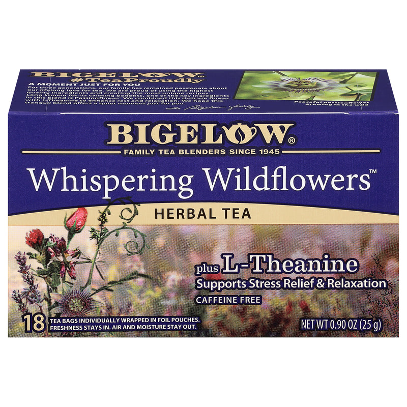 Bigelow Whispering Wildflowers Plus L-Theanine Herbal Tea
