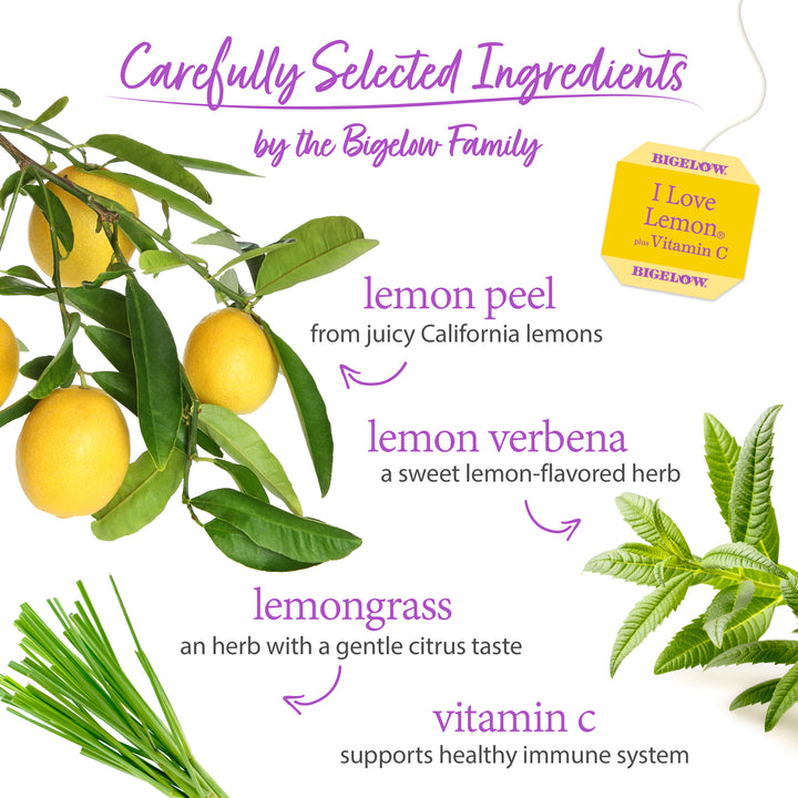 Ingredients of I Love Lemon with Vitamin C