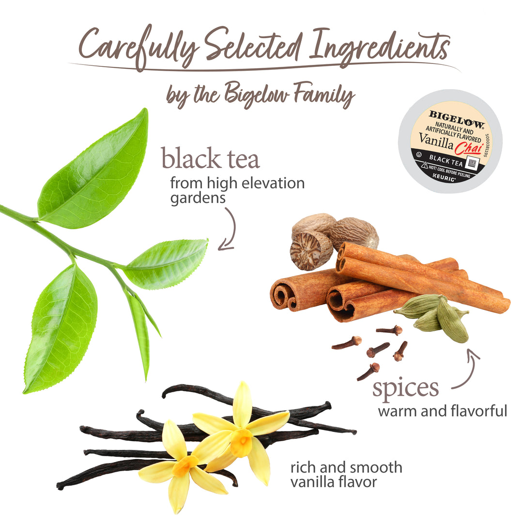 Ingredient displayed for Vanilla Chai Black Tea K-Cups