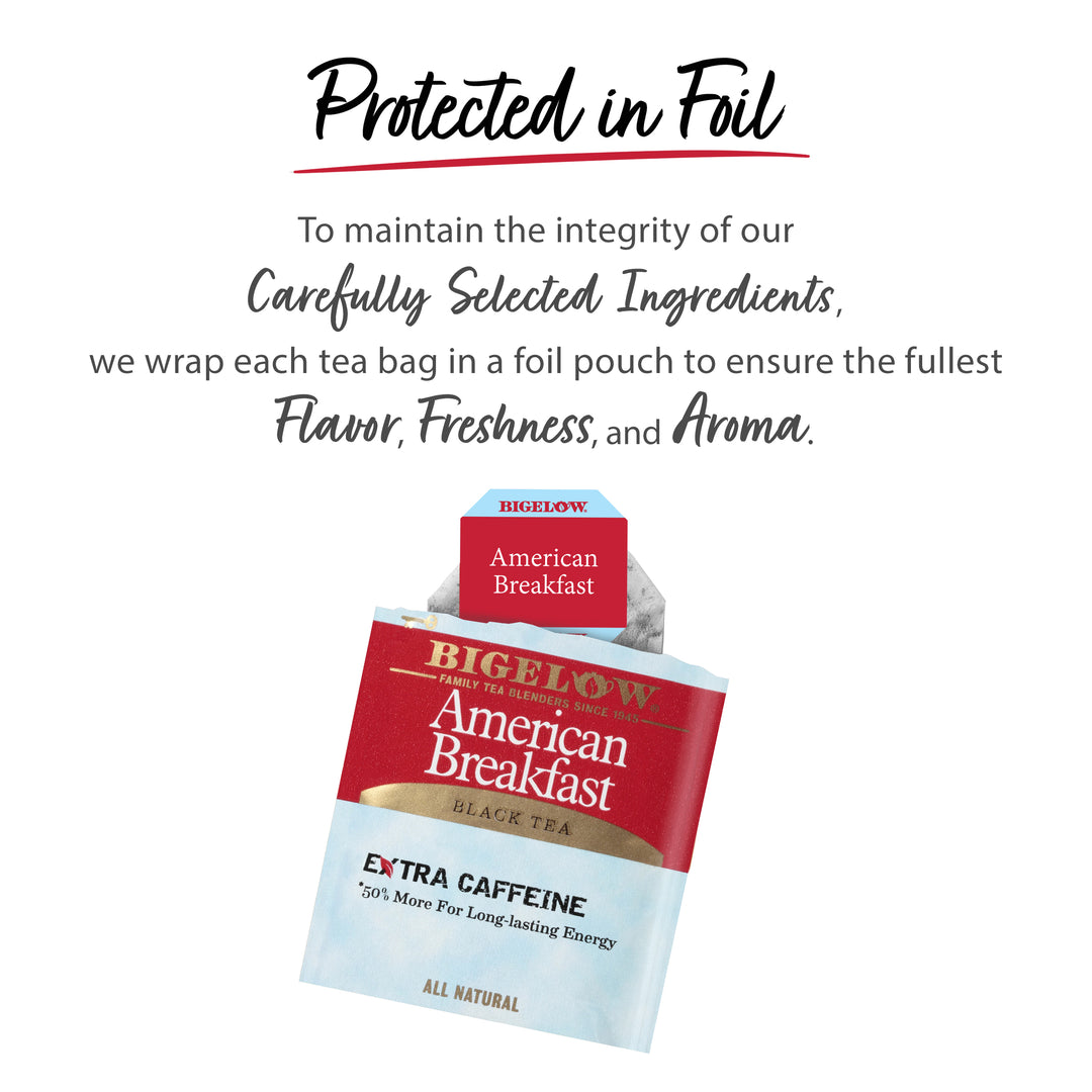 American Breakfast Tea protected in foil