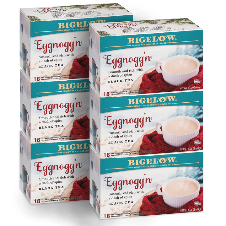 6 boxes of Eggnogg'n Tea