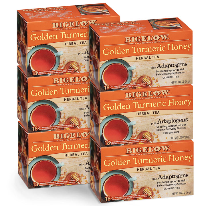 6 boxes of Golden Turmeric Honey Herbal Tea