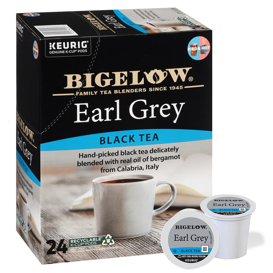 Bigelow Earl Grey Black Tea K-Cups box for Keurig