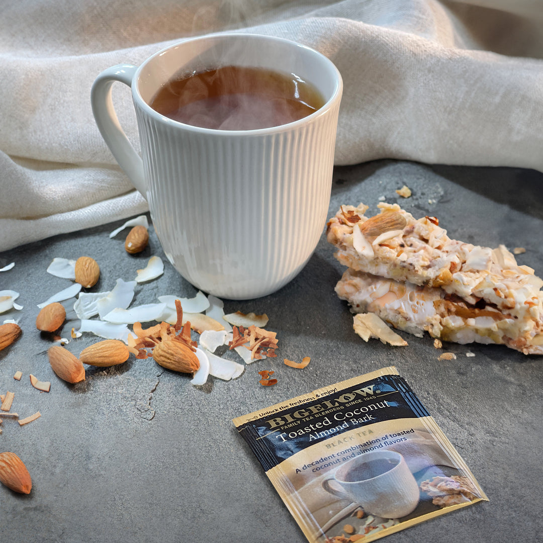 Cup of Toasted Coconut Almond Bark Tea