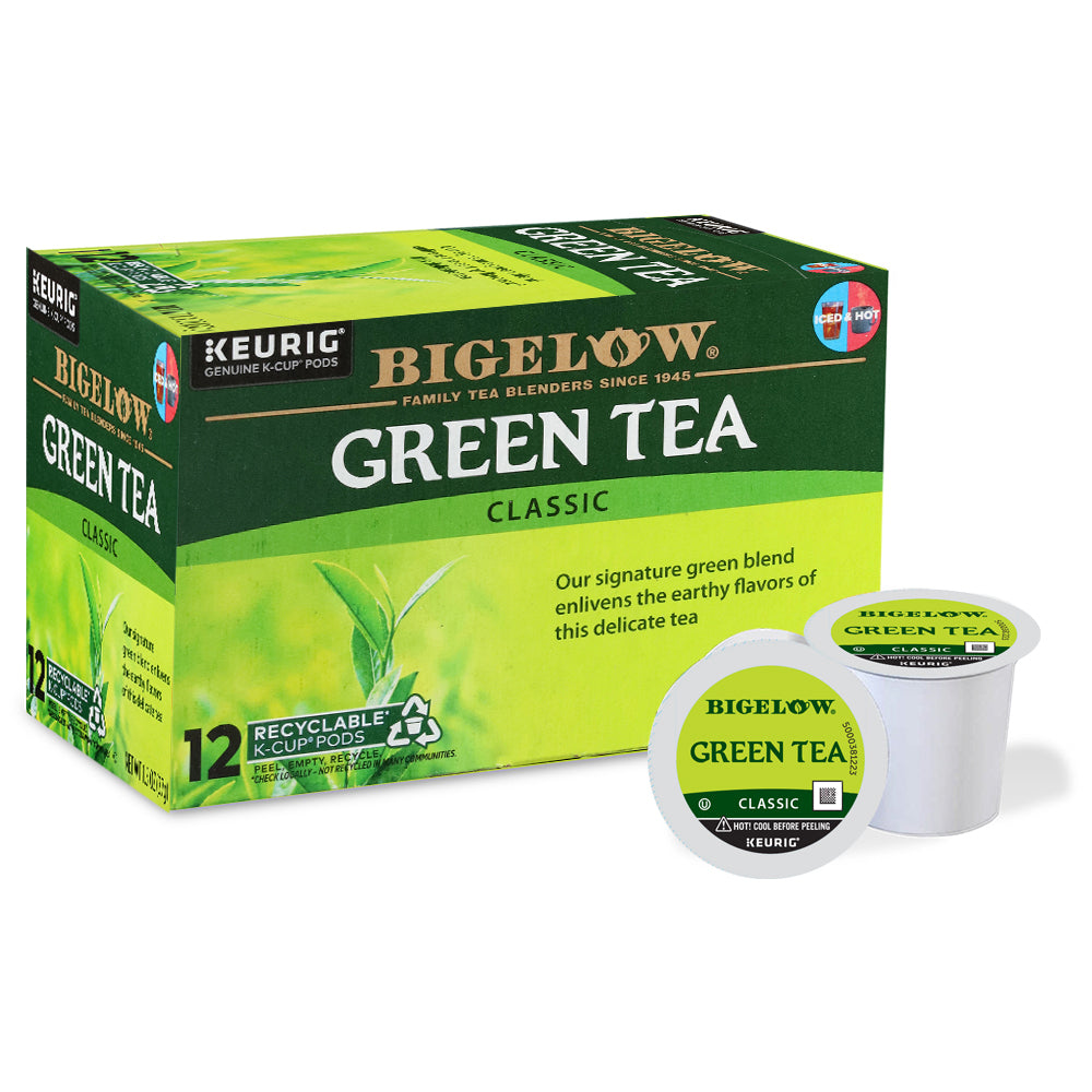 Green Tea K-Cup Pods - Case of 6 boxes - total of 72 K-Cup Pods Bigelow Tea Green Tea K-Cup Pods - Case of 6 boxes - total of 72 K-Cup Pods Bigelow Tea