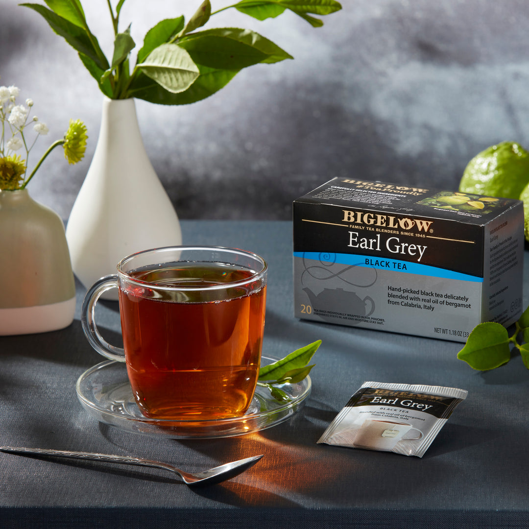 Cup and box  of Earl Grey Tea