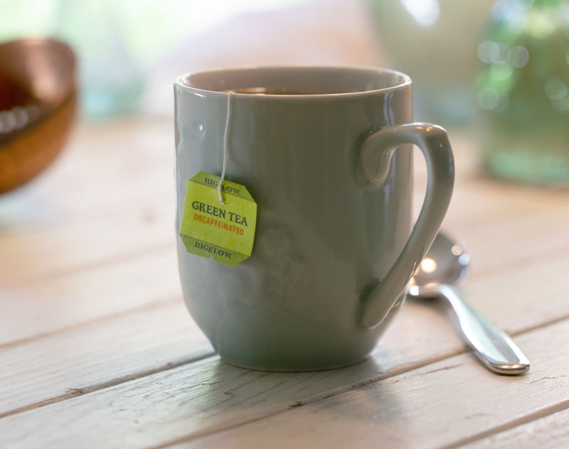 Cup of Bigelow Green Tea Decaf