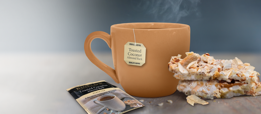 Cup of Bigelow Toasted Coconut Almond Bark Black Tea
