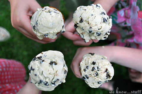 Mint Tea Chocolate Chip Ice Cream