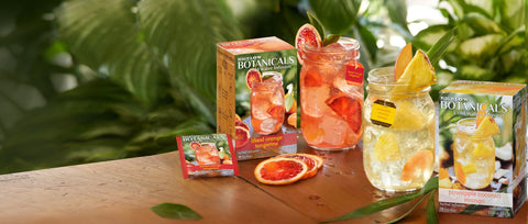 New Bigelow Botanicals Cold Water Infusions: Enjoy Blood Orange Tangerine & Botanicals Pineapple Coconut Mango