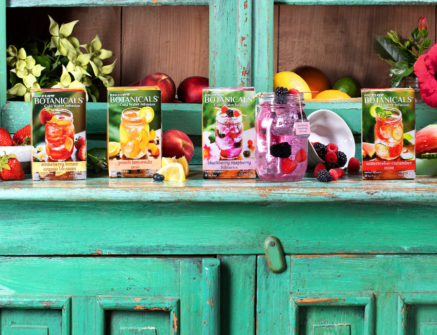 Tips For Drinking More Water And Staying Hydrated Starts With Bigelow Botanicals Cold Water Infusions