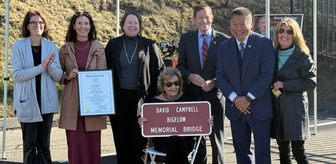PRESS RELEASE: Bigelow Tea and Senator Tony Hwang Celebrate Dedication of “David Campbell Bigelow Memorial Bridge” in Fairfield