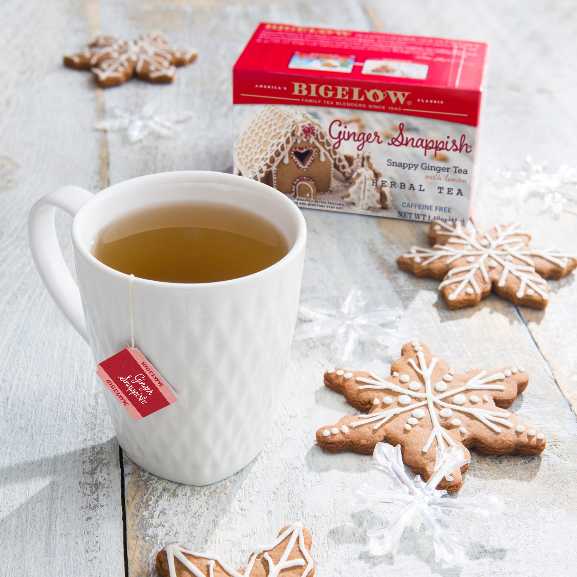 Here’s Why Drinking Bigelow Ginger Snappish Herbal Tea With Lemon Is A