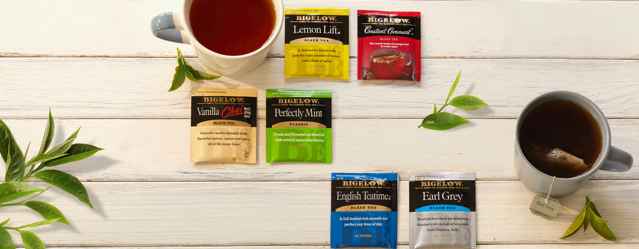 Ltheanine A Dose Of Calm In Every Cup Of Bigelow Black Teas and Gree Bigelow Tea