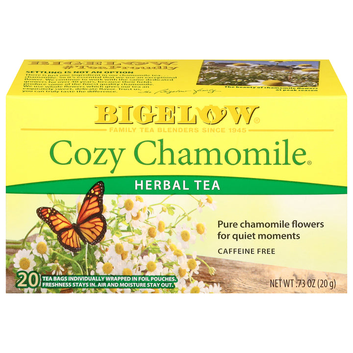 Box of Bigelow Tea Cozy Chamomile Herbal Tea
