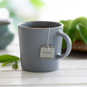 Bigelow Tea | Cup of tea with Earl Grey tea tag displayed