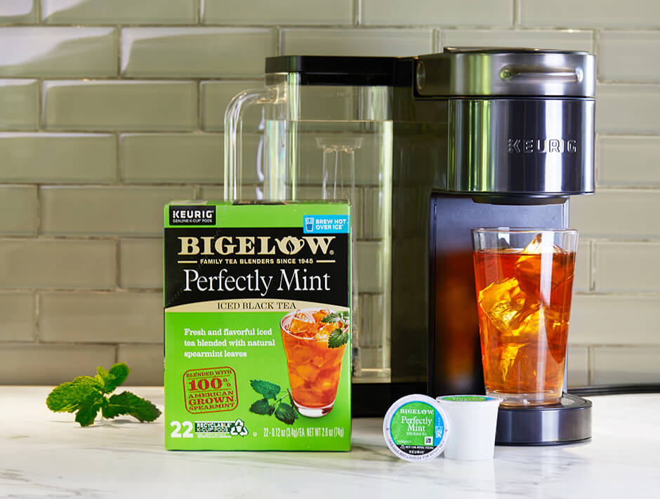 Bigelow Tea | Keurig Brewed Over Ice K-Cups - Brewed Over Ice K-Cup pods and Keurig Brewer