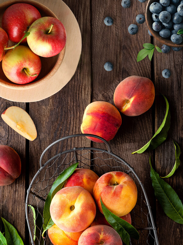 Bigelow Tea | Fruit Teas - Image of fruits on table