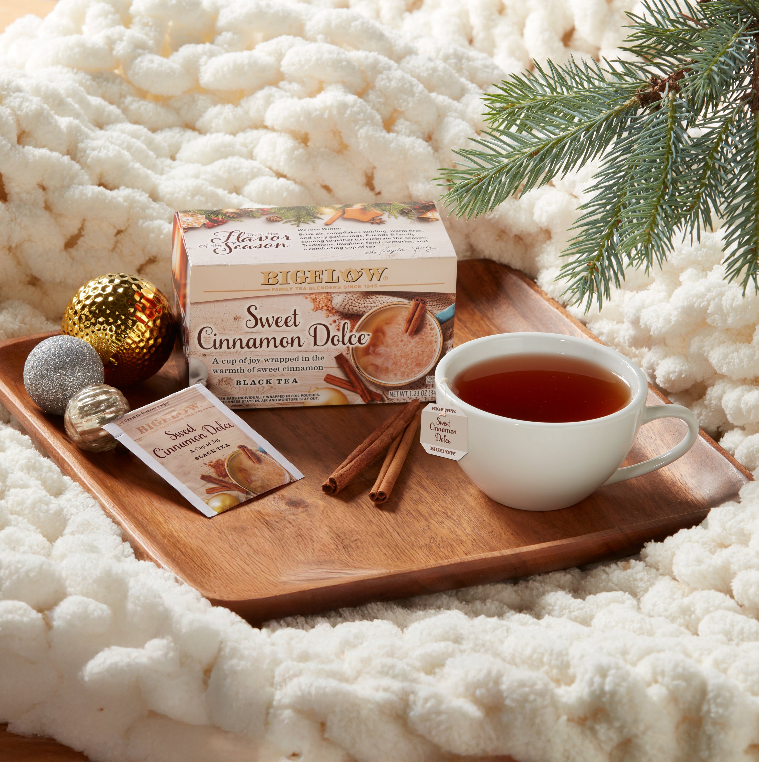 Sweet Cinnamon Dolce Black Tea - Case of 6 boxes - total of 108