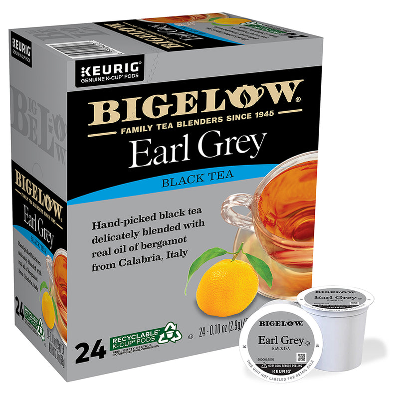 Bigelow Earl Grey Black Tea K-Cups box for Keurig