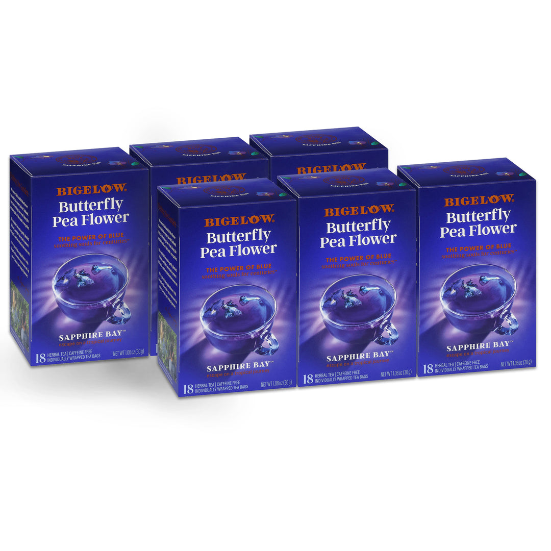 6 boxes of Sapphire Bay Butterfly Pea Flower Herbal Tea