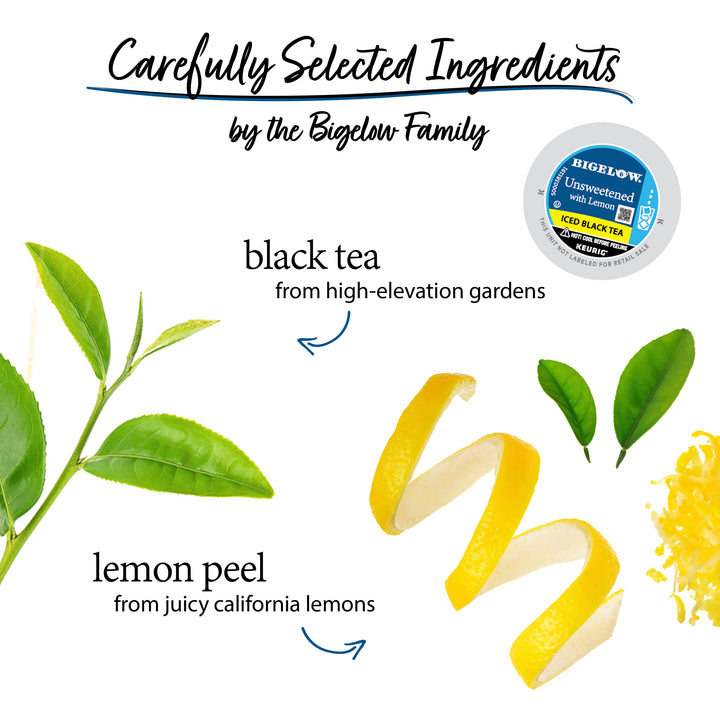 Ingredient displayed for Unsweetened Black Iced Tea with Lemon Brew Over Ice K-Cups