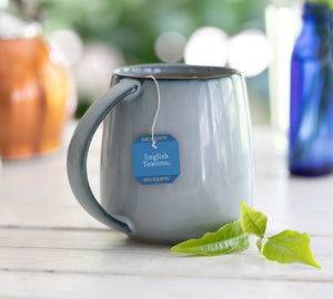 Bigelow Tea | Cup of tea with English Tea Time tea tag displayed