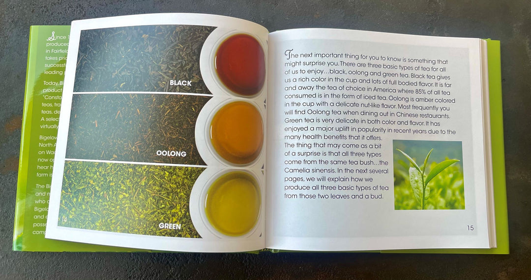 Page 14 and 15 of Let's Talk About Tea Book