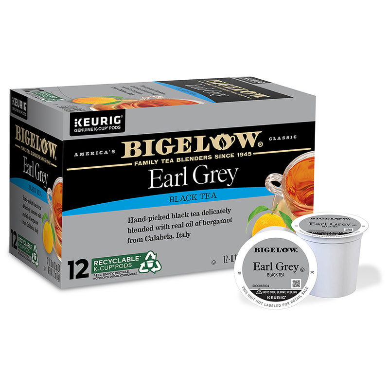 Bigelow Earl Grey Black Tea K-Cups Box for Keurig