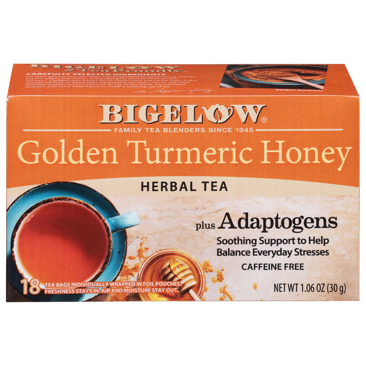 Golden Turmeric Honey Plus Adaptogens Herbal Tea
