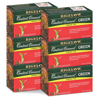 6 boxes of Constant Comment Green Tea