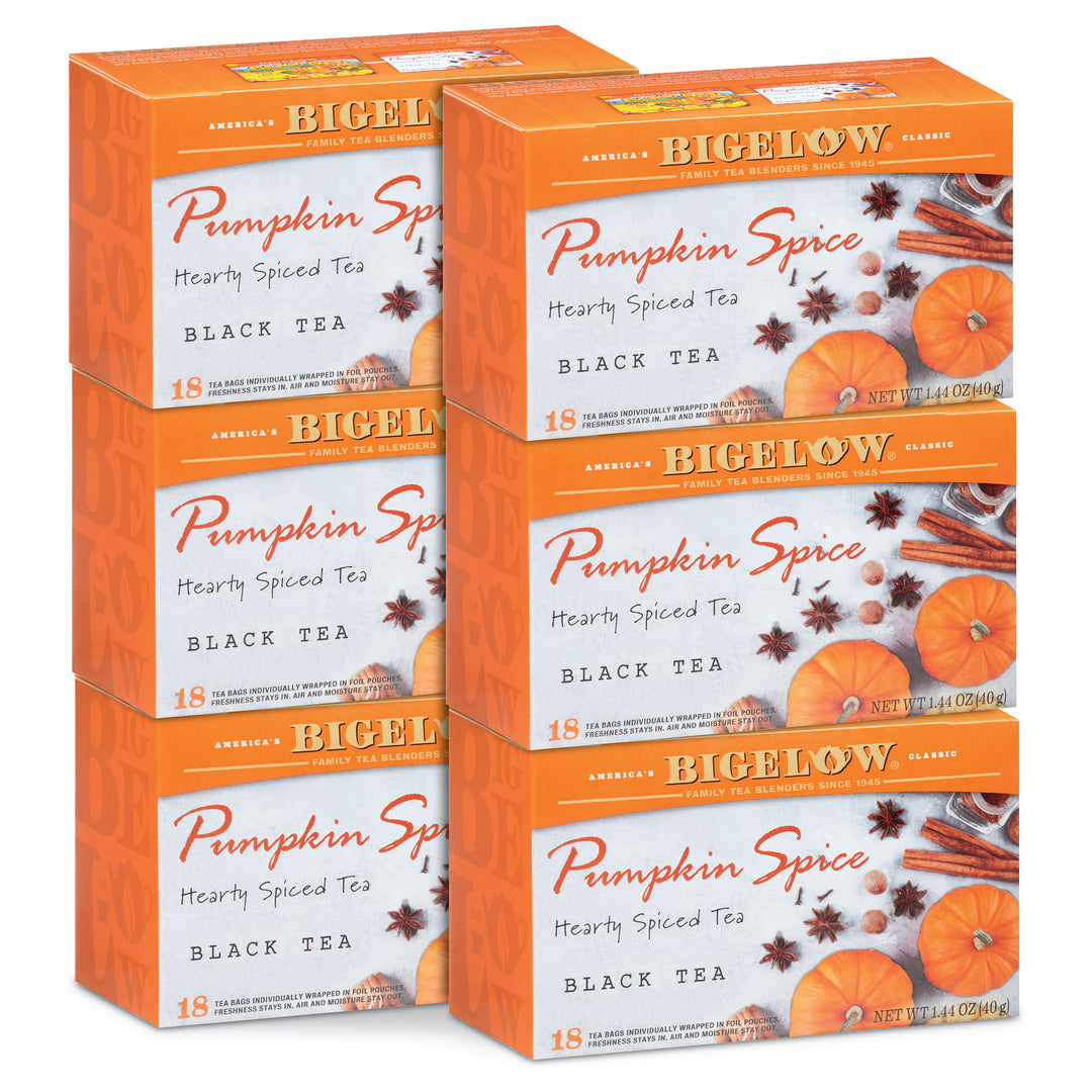 6 boxes of Pumpkin Spice Tea