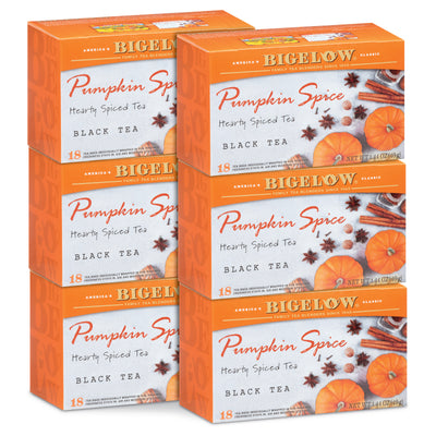 6 boxes of Pumpkin Spice Tea