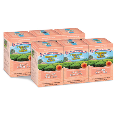 6 boxes of Charleston Tea Garden Peachy Peach
