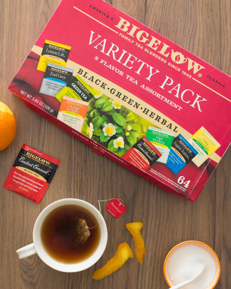 Fine Tea & Herbal Tea Assortment - Total of 64 teabags – Bigelow Tea