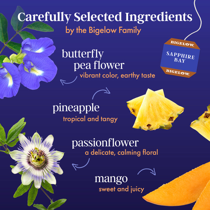 butterfly pea flower seeds benefits Butterfly Pea Flower Sapphire Bay Herbal Tea - Case of 6 boxes