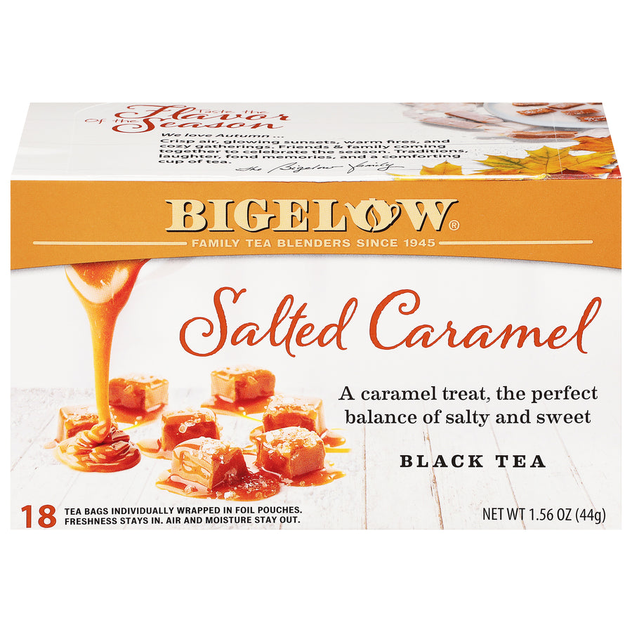 Front of Salted Caramel Black Tea box