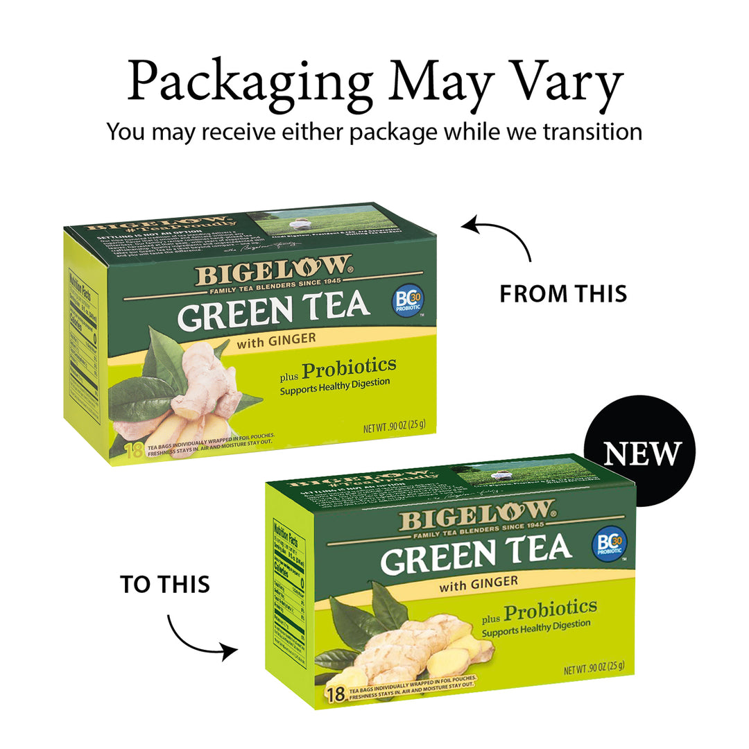 Green Tea with Ginger plus Probiotics