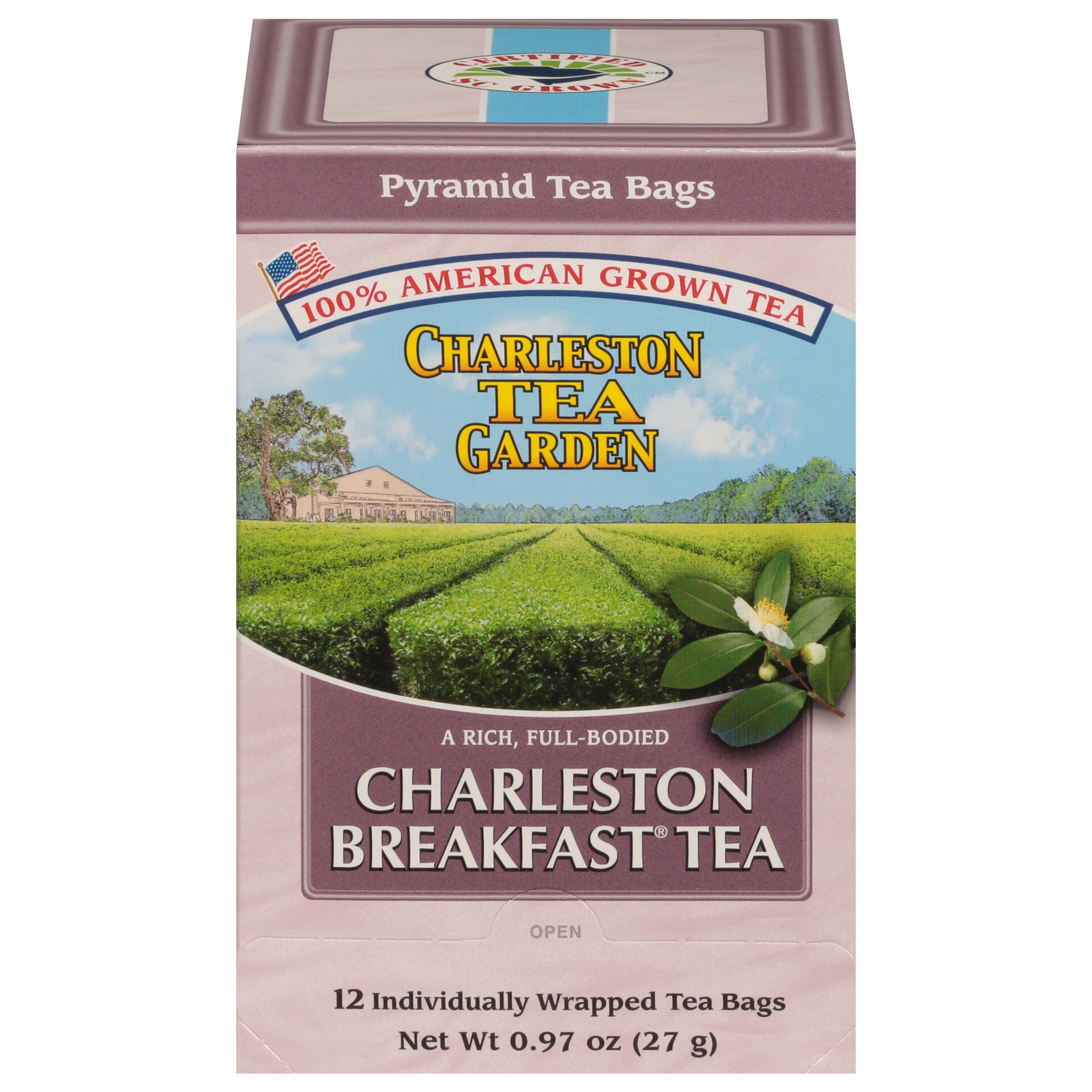 Charleston Breakfast Black Tea Pyramid Bags - Case of 6 boxes - total ...