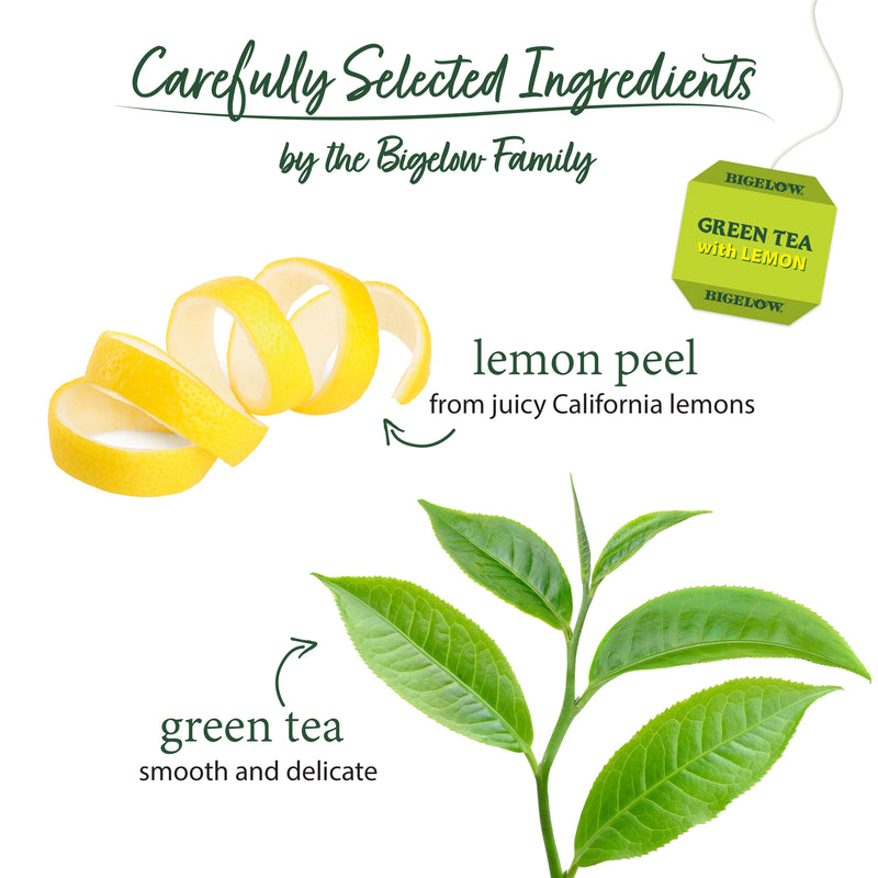 Ingredients of Green Tea with Lemon
