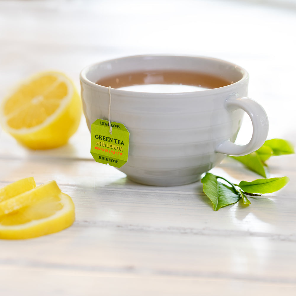 Cup of Green Tea with Lemon Decaf