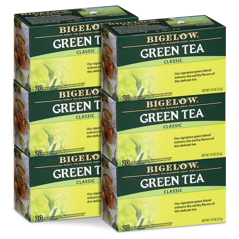 6 Boxes of Green Tea