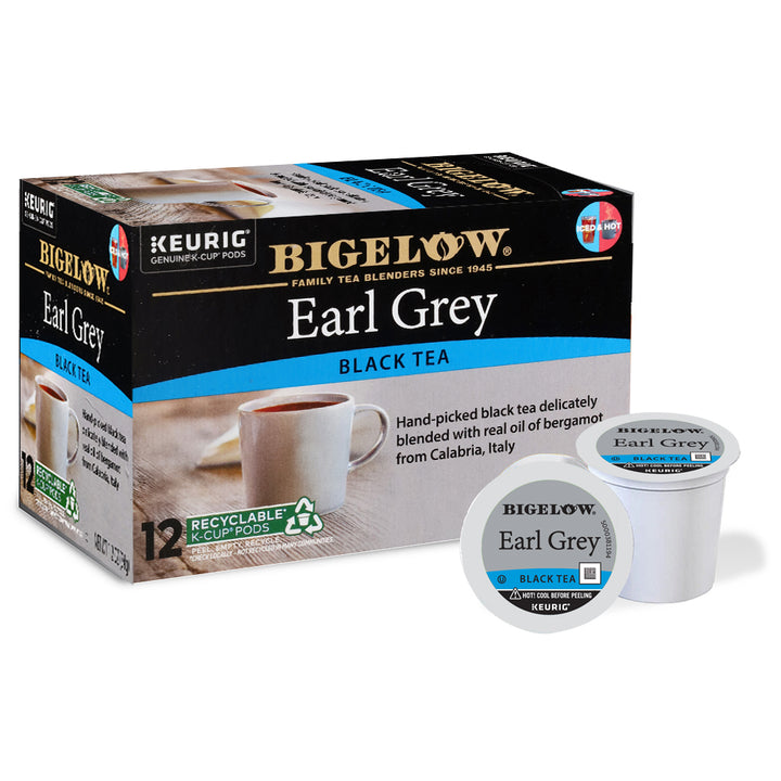 Bigelow Earl Grey Black Tea K-Cups Box for Keurig