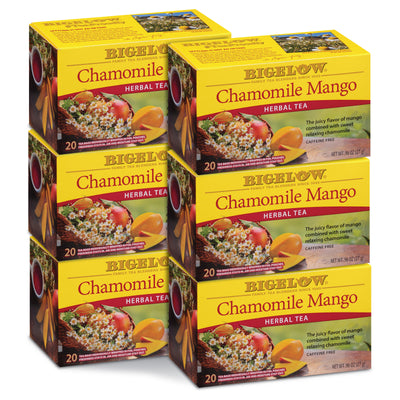 6 Boxes of Chamomile Mango Herbal tea